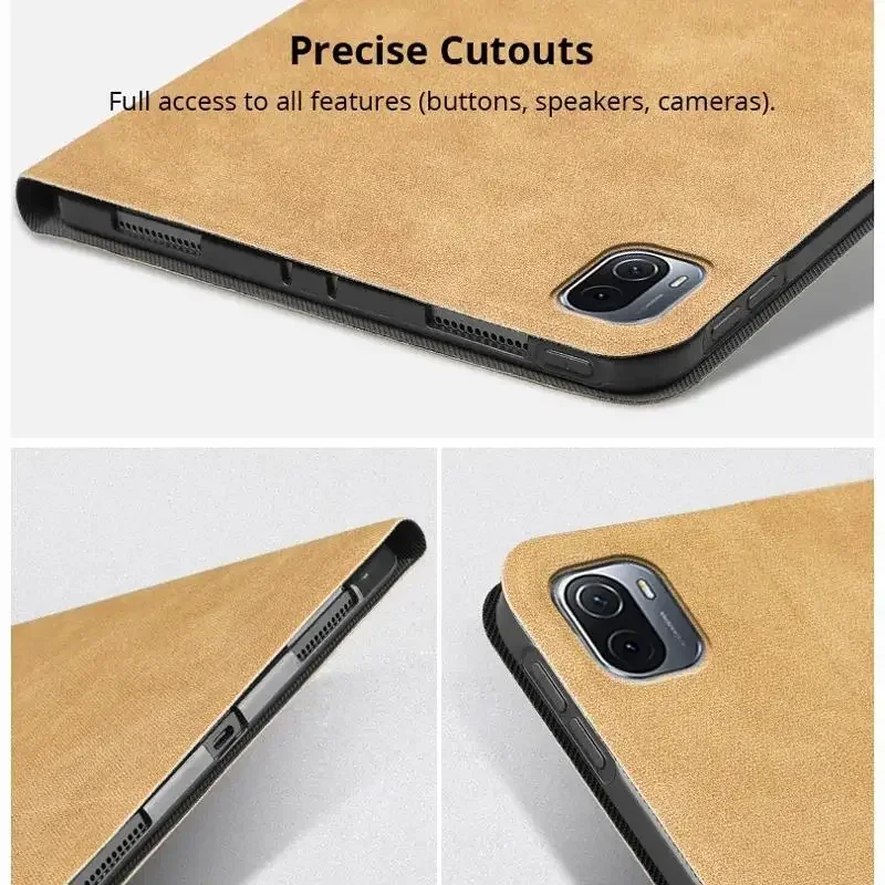 Slim Retro Folding Flip Stand PU Leather Smart Cover