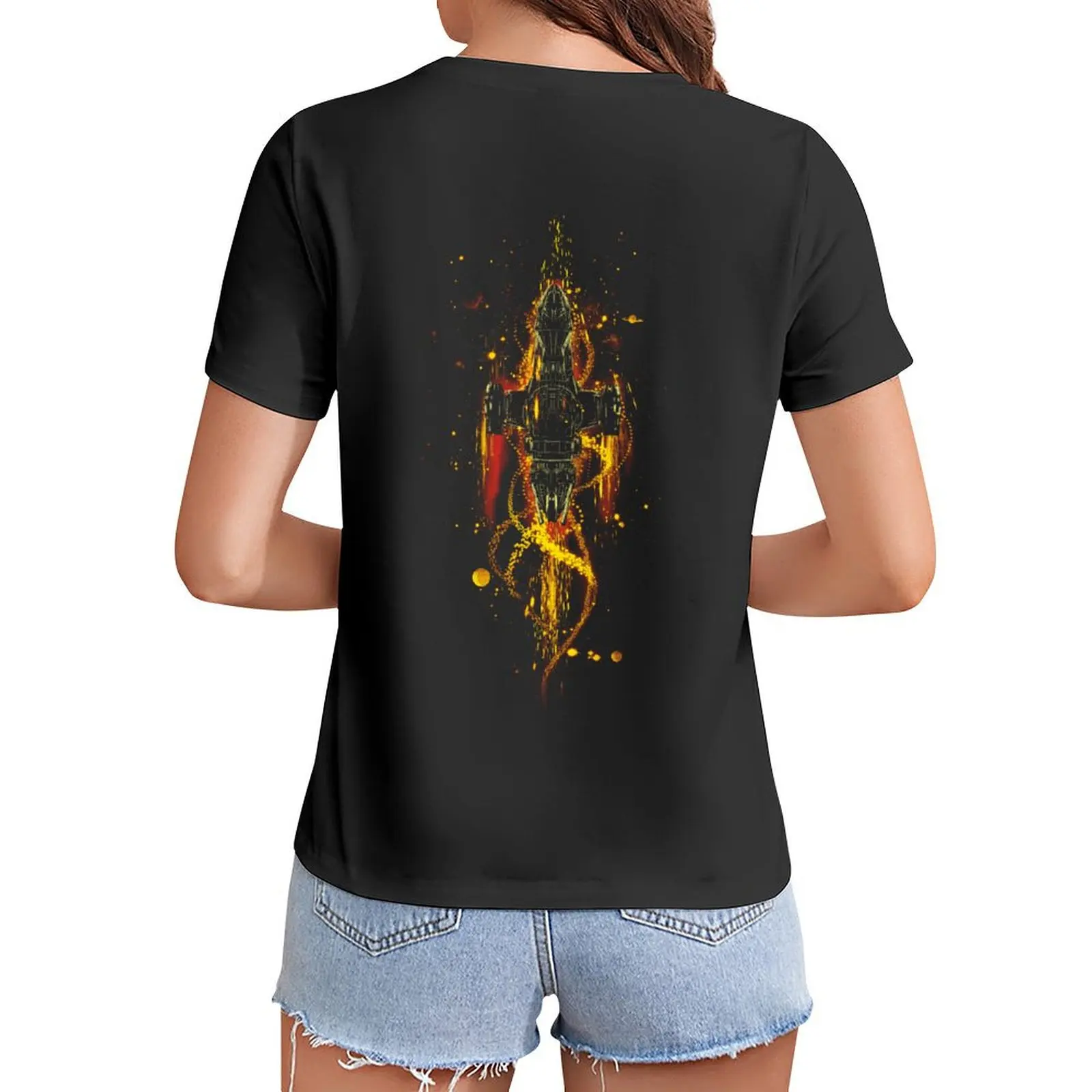 

fireflies T-Shirt customizeds graphics tight shirts for Women
