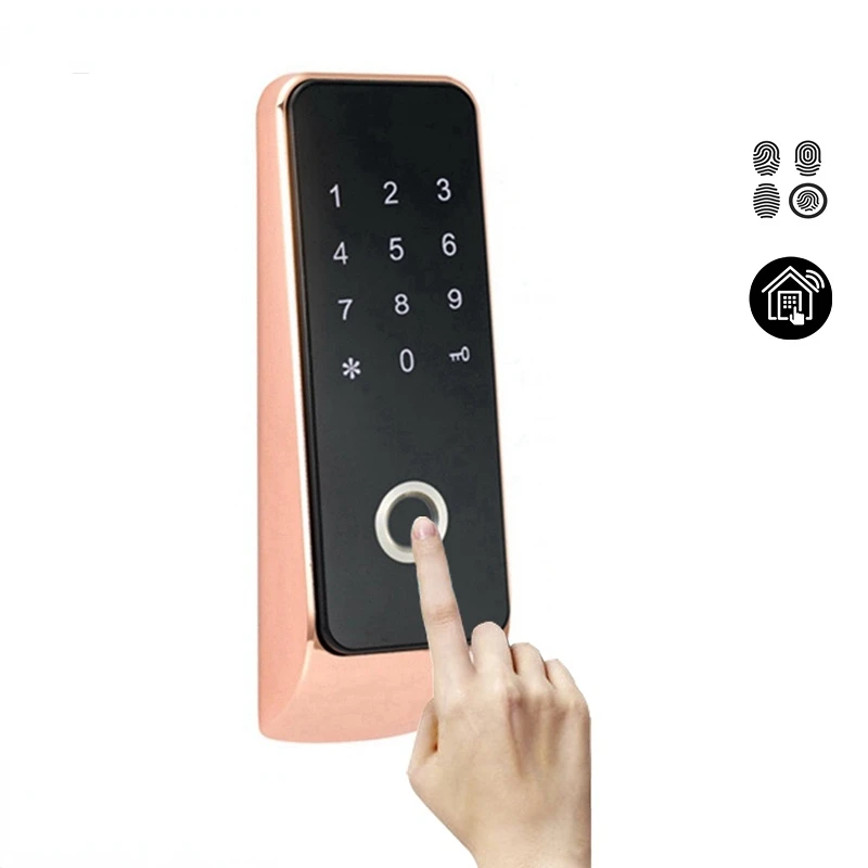 

Fingerprint Password Combination Door Lock Home Electric Door Lock Battery Password Fingerprint Smart Lock Home Alarm Lock
