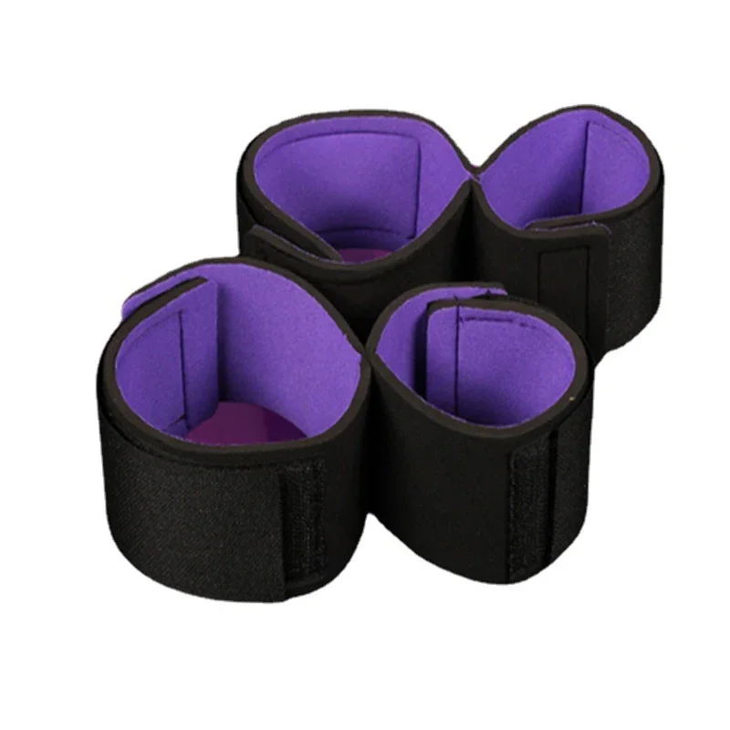 Bondage Set Sex Toys - Adult Games Handcuff & Ankle Restraints, Soft Cuffs SM Bed Strap, Fit for Women & Couples