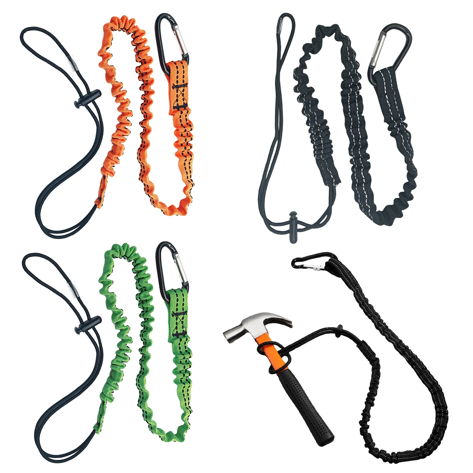 เชือกยืดหยุ่นแบบยืดหดได้ 1/5 พร้อมตัวล็อคแบบสกรูอะลูมิเนียม 1