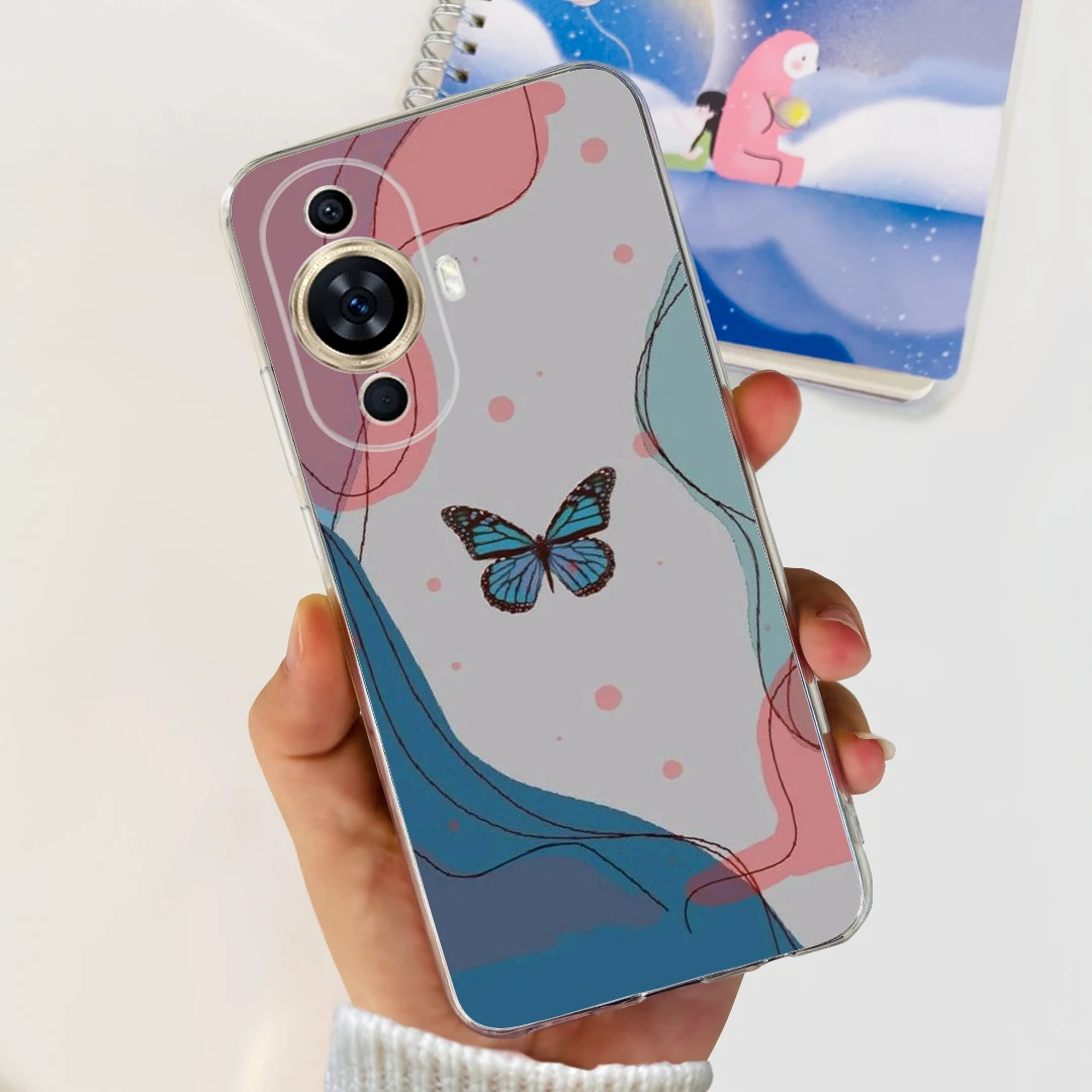 Cute Painted Clear Silicone Soft TPU Phone Case for Huawei Nova 11 Series