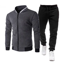 

Brand Men's Sets Casual Men Tracksuit 2 Piece Set 2021 Spring Autumn Jacket+Pants Fashion Sports Suit Men Streetwear Hip Hop