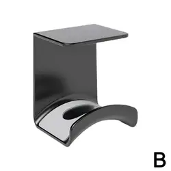 Adhesive Under-Desk Headphone Wall Mount Hanger and Holder (A Under desk)
