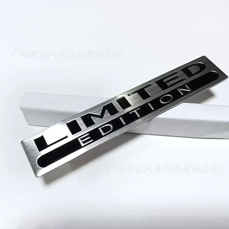 3D 알루미늄 합금 로고 한정판 편지 펜더 엠블럼 배지 뒷 트렁크 스티커 데칼 자동차 액세서리