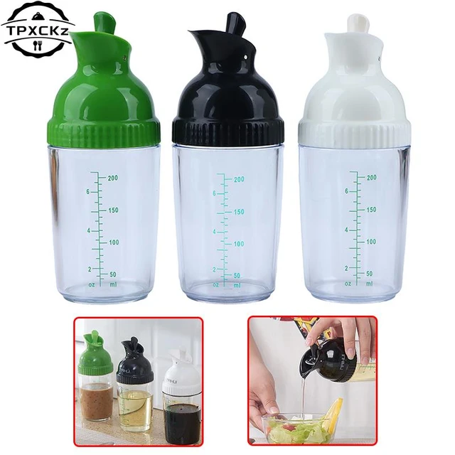 Salad Dressing Shaker Bottle Manual Mixer Bottle For Salad Dressing With  Handle Safe Leakproof Dishwasher Safe Salad Bottle - AliExpress