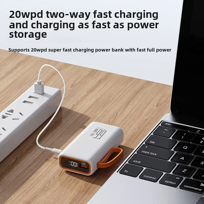 20000mAh Power Bank PD66W Super Fast Charging Portable Charger External Battery Pack Travel for Samsung Xiaomi IPhone Huawei 3
