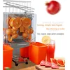 Hot Sale Automatic 120w Orange Juicer Squeezer Machine Electric 220v Industrial Lemon Juice Extractor With 2 Trash Can 3