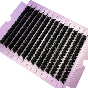 Cluster Eyelash Extension 224pcs 160D Natural Style Individual Eyelashes Segmented Eyelashes Bundles 3D Mink False Eyelashes 4