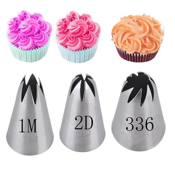Rose Pastry Piping Nozzles Set 1