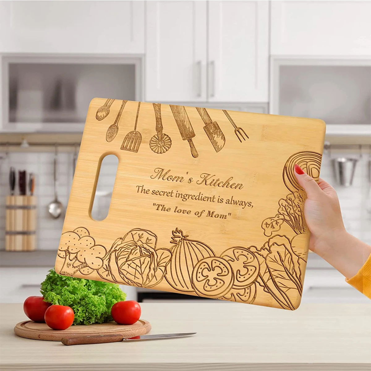 Bamboo Cutting Board for Mom 5 | Bamboo Cutting Board for Mom 5