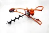 Hand Push single Wheel Ground Drilling Frame Agricultural Hole Drilling Ground Drilling Frame 4