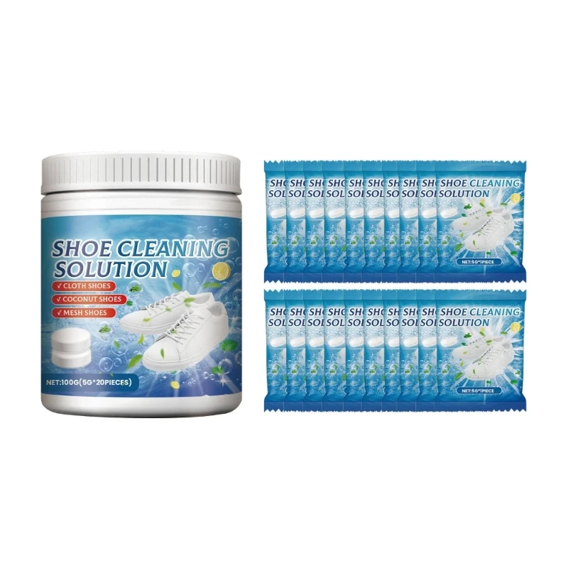 

R2LD Средство для чистки обуви Белые таблетки для чистки обуви, отбеливающие таблетки для грязных кроссовок