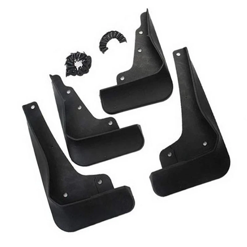 4Pcs Car Front Rear Wheel Mud Flaps Mudguard Fender Splash Guards For