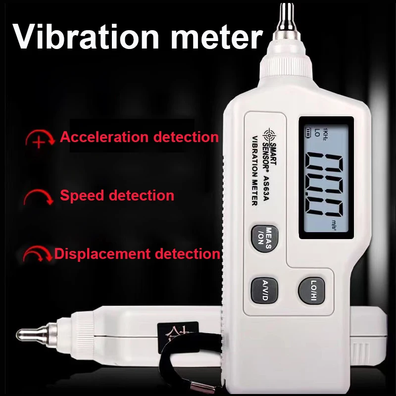

Portable Vibration Meter LCD Pen Type Digital Vibrometer Handheld Vibration Analyzer Tester Accelerometer