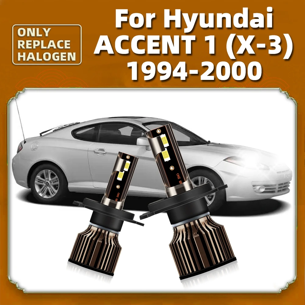 

LED H4 Headlight Bulbs 15000LM 100W Car CSP Headlamps Auto 12V For Hyundai Accent 1 (X-3) 1994 to 2000 1999 1998 1997 1996 1995