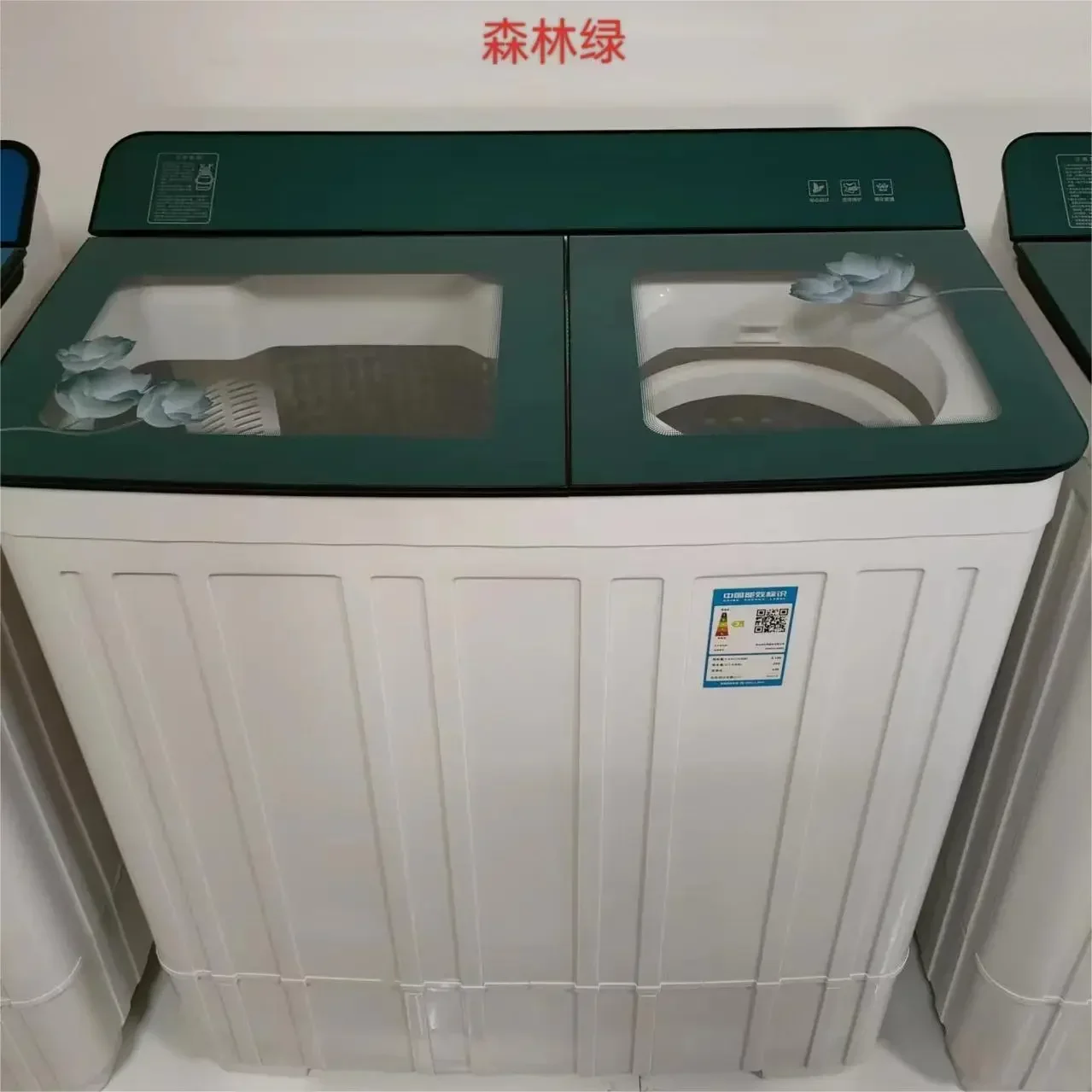 13kg 15kg Household Semi-automatic Double Barrel Washing Machine Wash and Dry Large Capacity Plastic Bucket Washing Machine 3