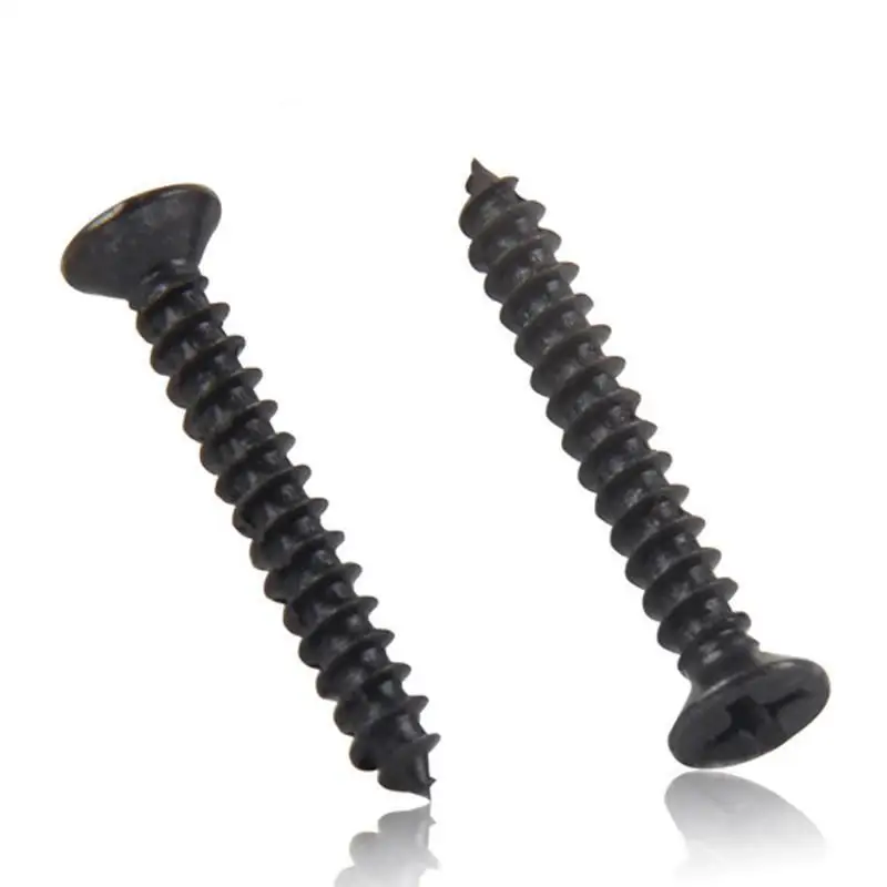 High strength drywall nail self tapping screw, black cross flat head screw, woodworking gypsum board self tapping screw