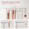 Heavy Duty Clothes Rack Foldable Garment Rack with Wheels and Extendable Rod, Freestanding Clothing Rack 3
