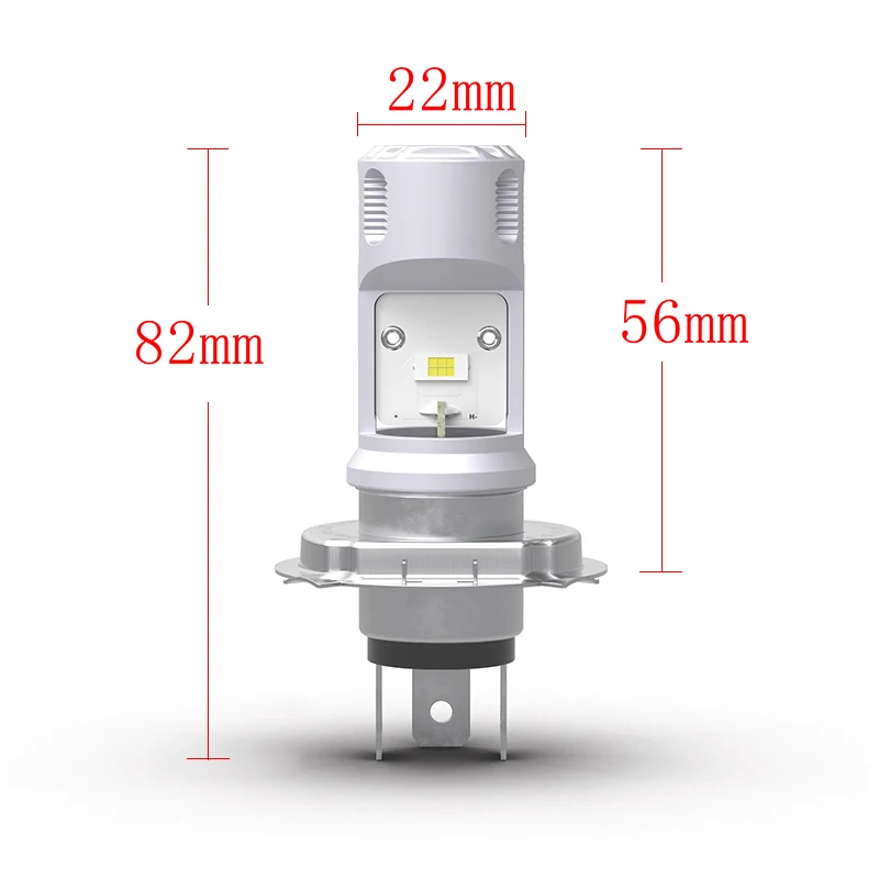 รูปสินค้า หลอดไฟ LED สีขาว 6500K สำหรับรถจักรยานยนต์ High Low Beam