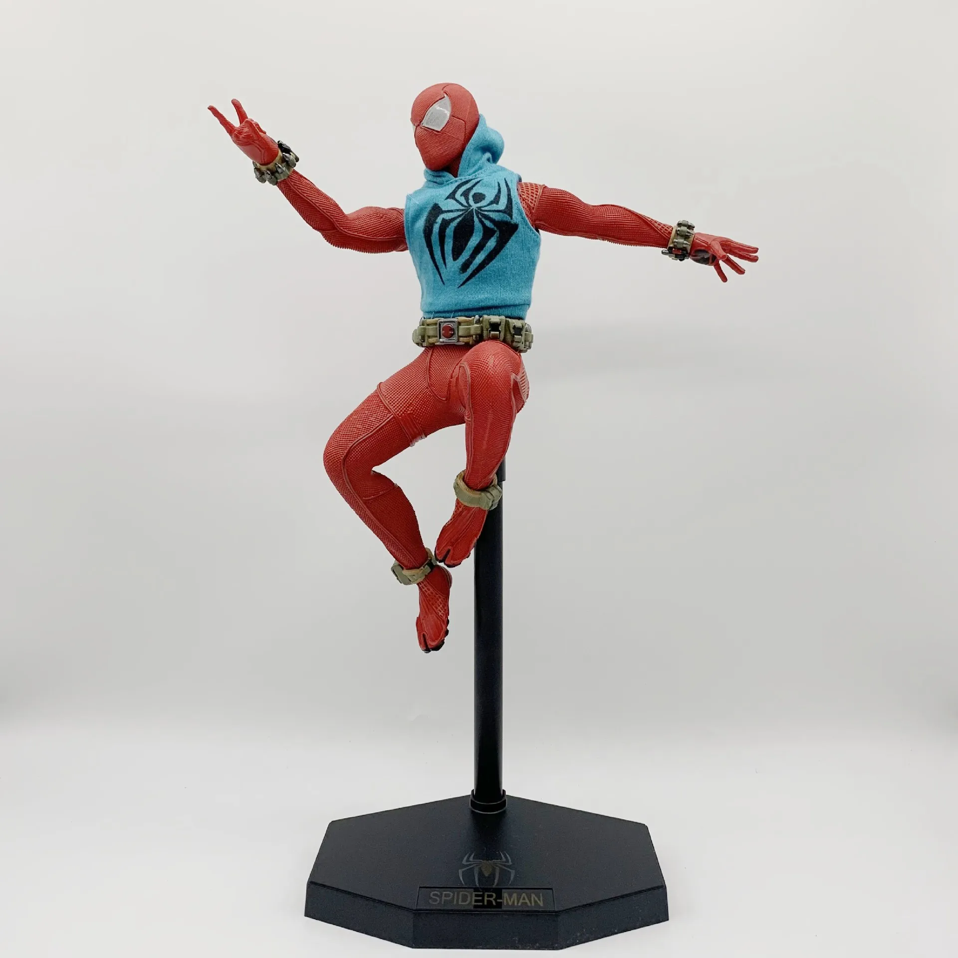 thumbnail image 1 of Figura de PVC de 32-37 cm de Marvel Spider Man Avengers Alliance Iron Man Lightning Man, modelo hecho a mano, juguete coleccionable para regalo de niños, 1 of 5
