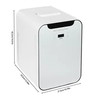 20л мини-холодильник портативный холодильник для хранения косметики подогреватель еды/охладитель для напитков и лекарств холодильник для лодки, дома, автомобиля — изображение 4