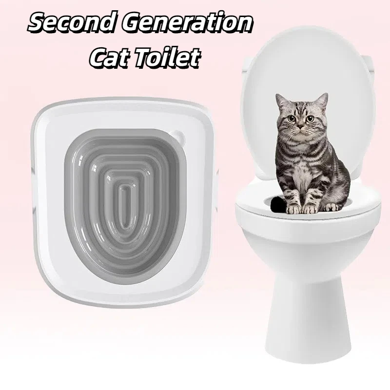 Cat Toilet Second-Generation Training System Can Be Detached And Reused Anti-Odor Multi-Layer Cat Toilet Trainer Litter Tray