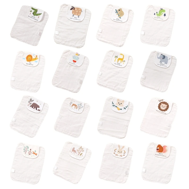 

Baby Sweat Absorbent Towel High Absorb Soft Drool Sweat Cloths for Baby 0-6Y Children Activity Hooded Cloth Back Towel