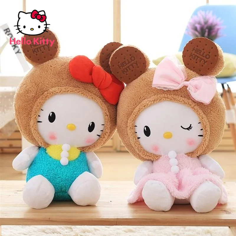 Плюшевая игрушка Hello Kitty кукла-бисквит кукла праздничный подарок для девочки