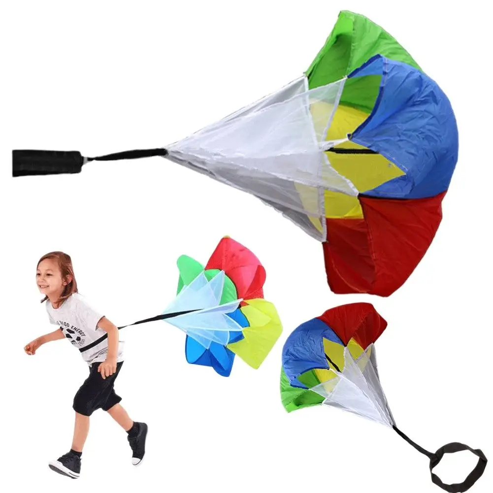 Physical Speed Training Parachut Umbrella Drag Drills Resistance Fitness Running Gym Equipment Outdoor Sport Children Kids Toy