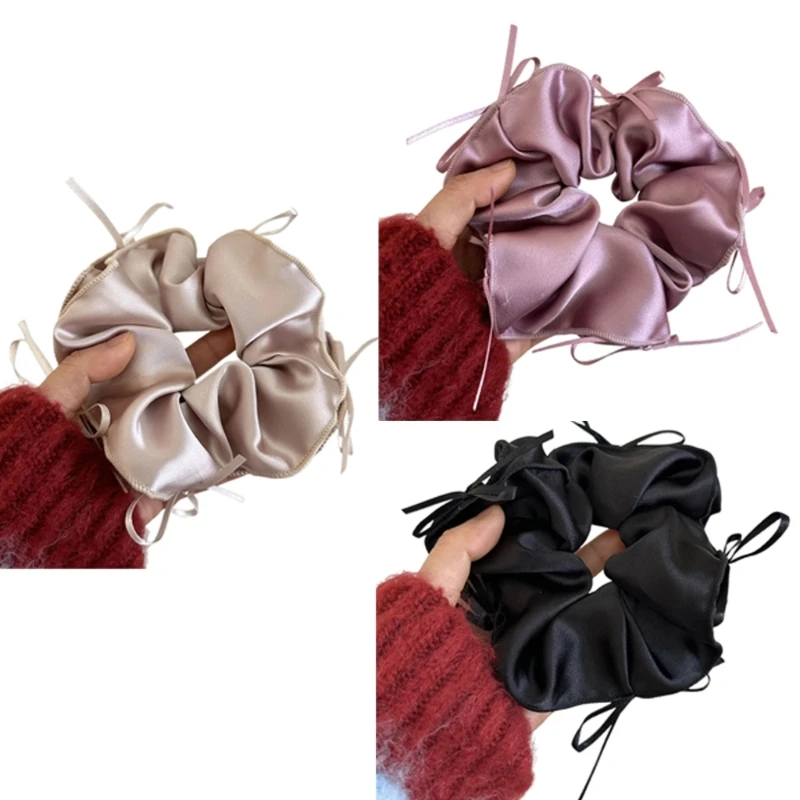 

Satins Hair Tie Bows Hair Rope Princess at Large Catch Hair Holder Scrunchies