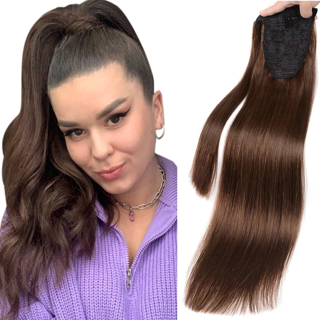 P human hair ponytail real natural hair extensions clip in hair ponytails machineremy high ponytail