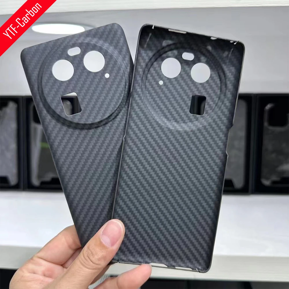 

YTF-углеродное реальное углеродное волокно фотоэлемент для OPPO Find X6 Pro керамический выпуск арамидное волокно Find X6 Тонкий Ультратонкий чехол для телефона Find X6