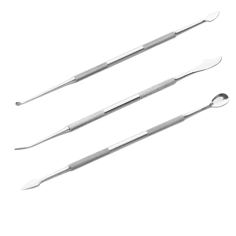 10Pcs/Set Stainless Steel Soft Clay Tools Polymer Sculpting Smoothing Wax Pottery Ceramic Modeling Carved Tools  Accessories