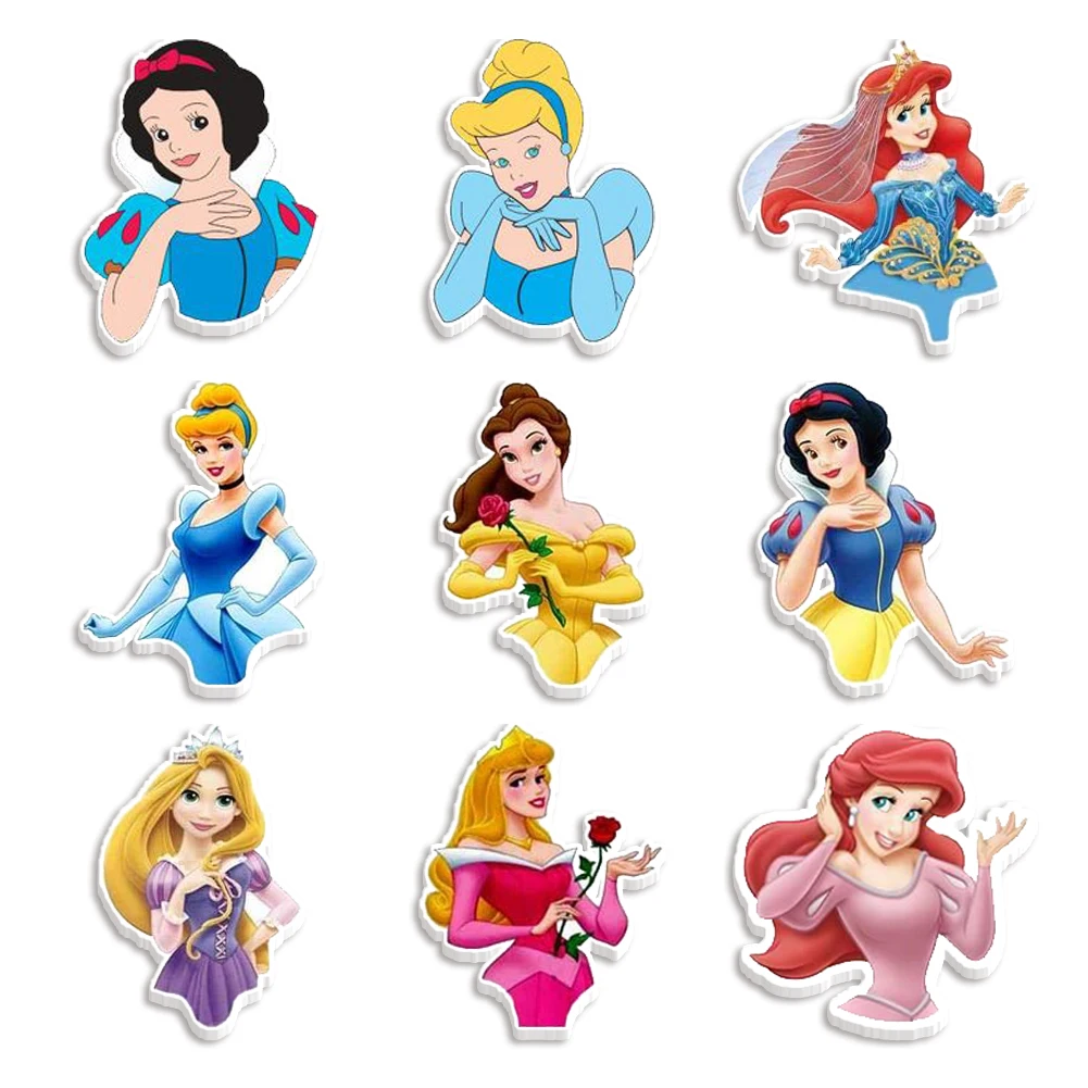 10pcs-lots-disney-princess-top-half-series-resin-planar-flatback-for