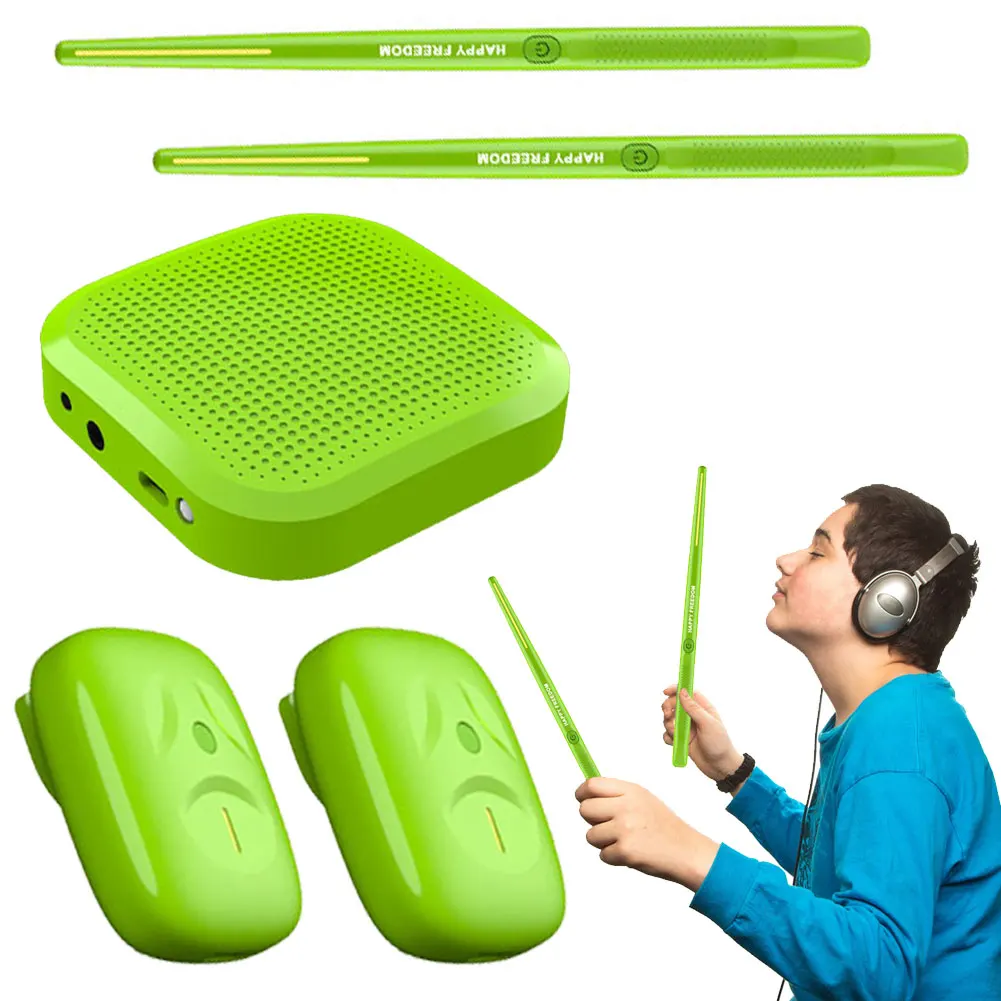 Electric Air Drumsticks Professional Electronic Virtual Air Drum Drumsticks Pedals Beginners Kids Adult Musical instrument
