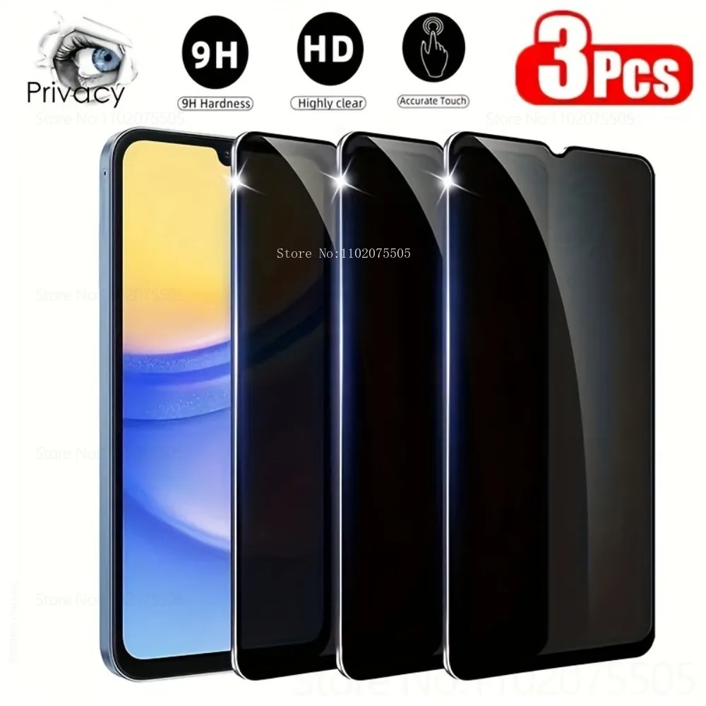 3 Stück Vollständige Abdeckung Privatsphäre gehärtetes Glas für OPPO Reno 14/13/12 Pro 14F 13F 11 Pro 11F 8T 10/9 Pro+ Anti-Peep-Displayschutzfolie