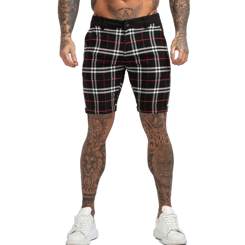 GINGTTO Mens Chino Shorts New Summer Fitness Slim Fit Casual Short Pants Fashion Style Stretchy Breathable Fabric zm816