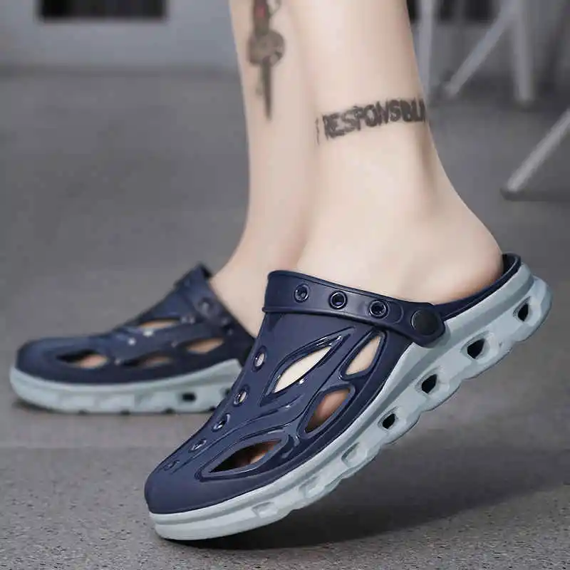 

Слипоны, мужские летние кроссовки, мужские сандалии для мужа, шлепанцы, мужские брендовые дизайнерские теннисные туфли высокого качества