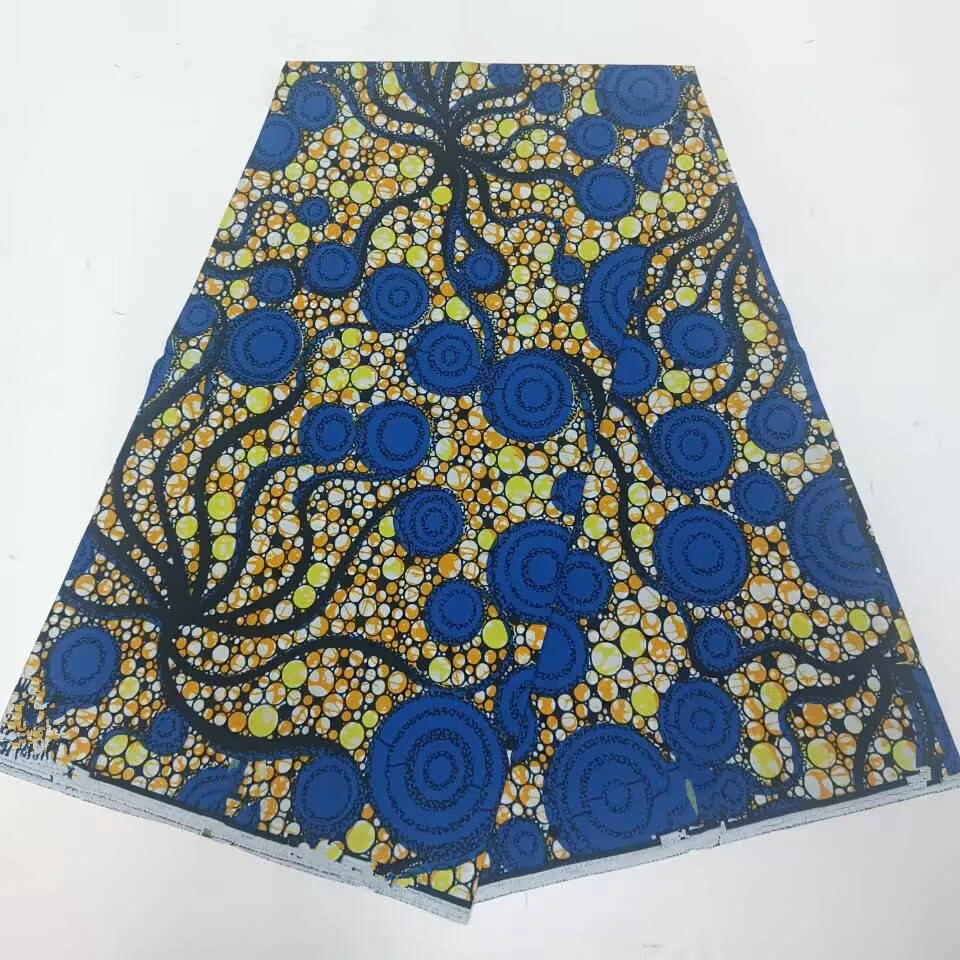 2024 6 Yards 100% Cotton Veritable Wax Pagne African Super Real Holland Wax VL Original Batik Lace Dress Dutch Loincloth 4