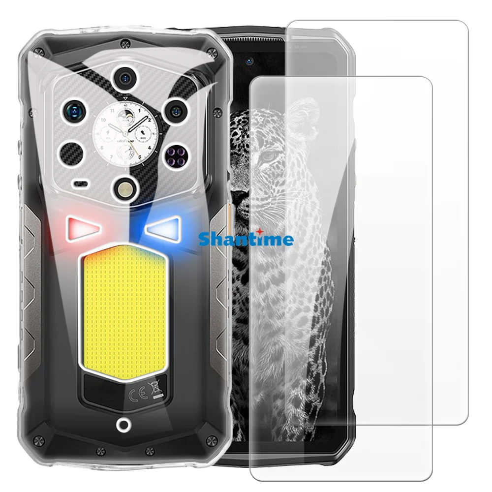 Durable Soft Case with Dual Tempered Glass Screen Protectors for Complete Device Protection