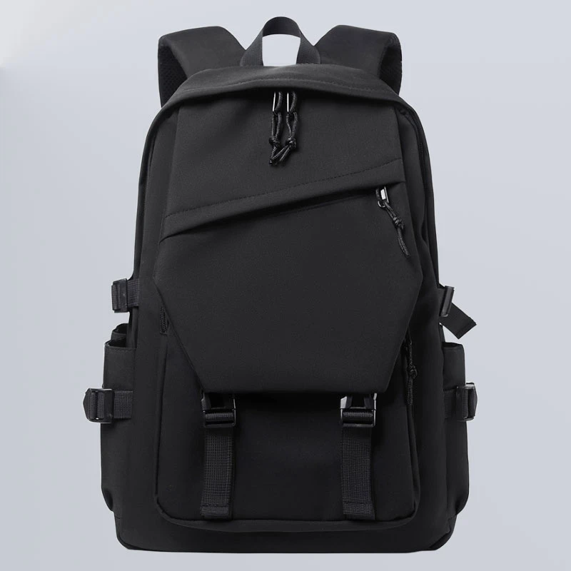 New 2024 Fashionable High Quality Fabric School Bag, Simple Couple Backpack, Leisure Commuting, Large Capacity Student Backpack