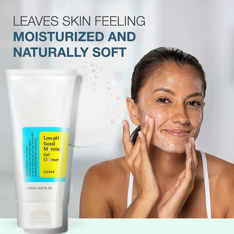 Low PH Good Morning Gel Facial Cleanser, Acne Prone Skin,PH Balancing