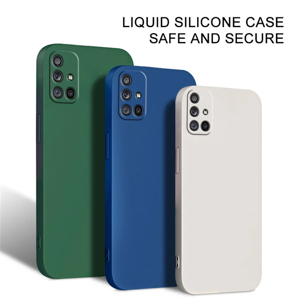 Liquid Silicone Soft Back Phone Case - Enhanced Protection and Sleek Design