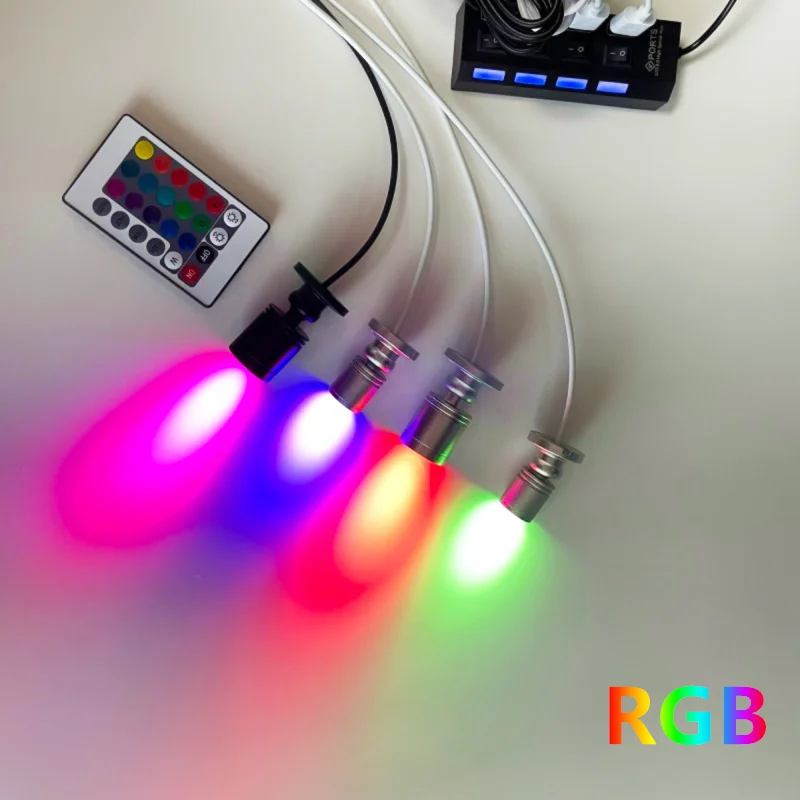 USB-Mini-Scheinwerfer mit Schalterst ecker platine für Schmuck Vitrine  Vitrine Zähler Oberfläche montiert Fokus Decke LED-Lampen - AliExpress
