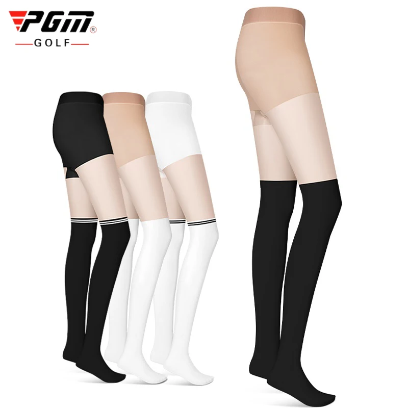 Anti-UV Stockings Women Golf Stockings Breathable Patchwork Legs Anti-Sweat Summer Spring Thin Pantyhose Sun-Protection Women Golf Stockings