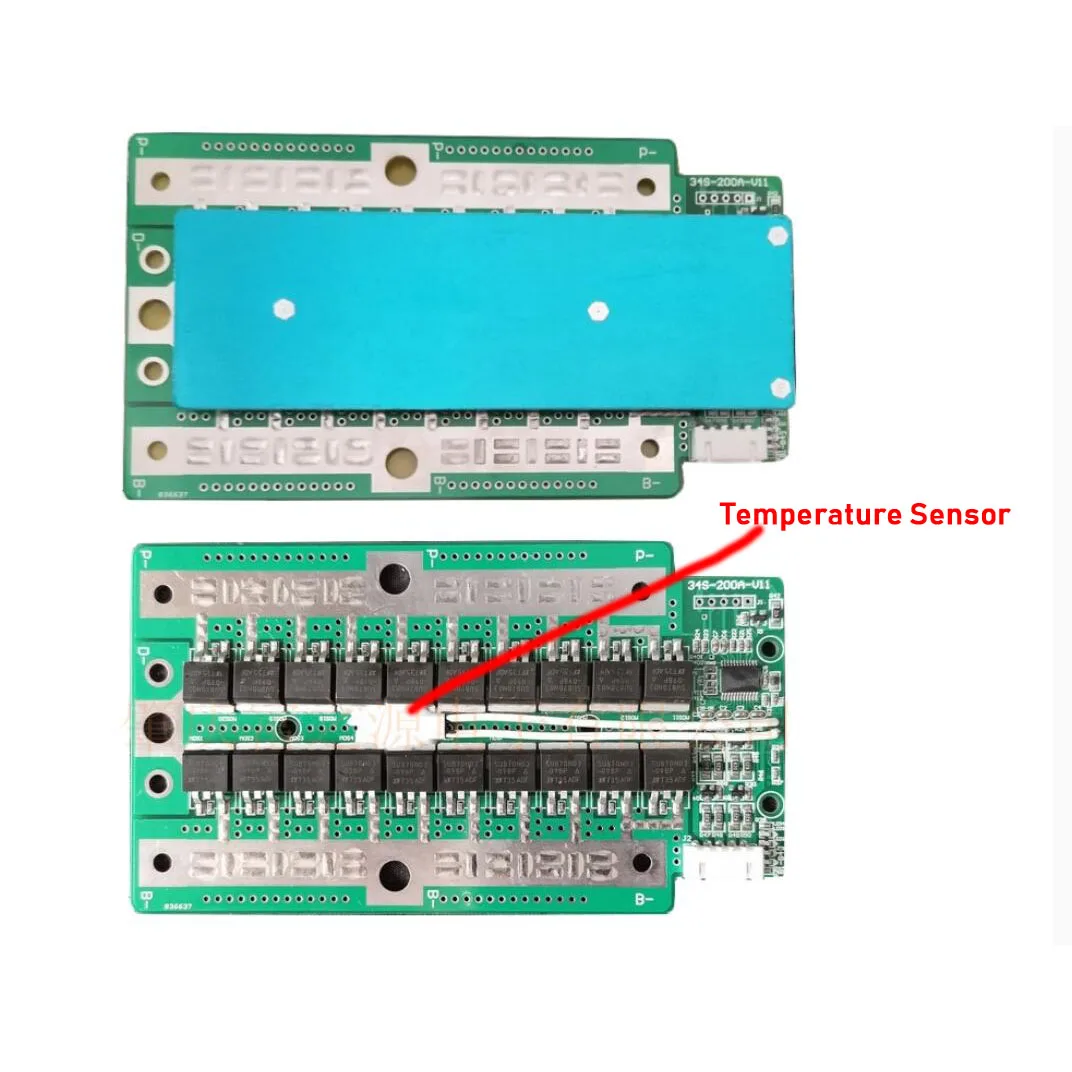 Placa de Proteção da Bateria do Lítio do Li-íon Corrente Alta do Equilíbrio Inversor do rv Começo do Carro Bms 100a 130a 200a 260a 300a 390a 12v 3s - Image 5