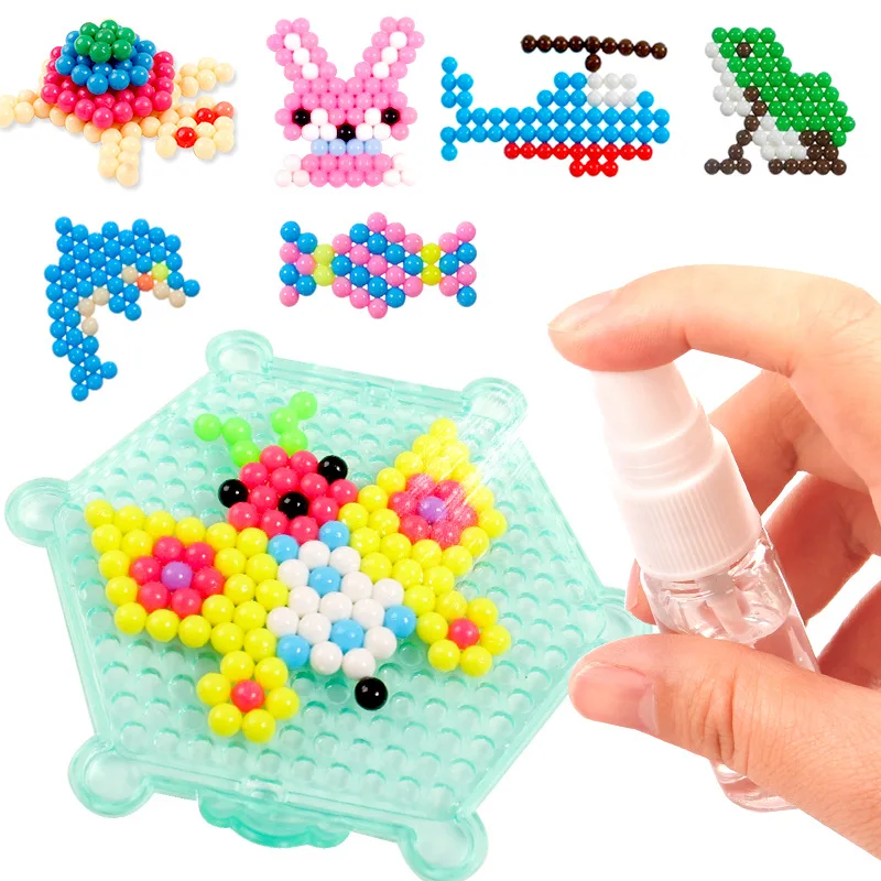 3000Pcs 36Colors 5mm DIY Water Beads Spray Magic Beads Educational 3D Handmade Hama Beads Ball Games for Children Toys 3