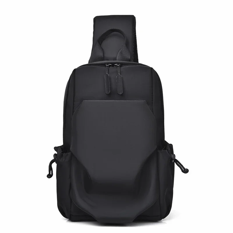 thumbnail image 1 of Riñoneras de nailon sólido nuevas con cremallera, bolsos clásicos para el pecho 2024, paquetes de alta calidad y gran capacidad, riñoneras versátiles para ocio, 1 of 5