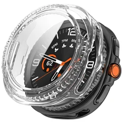Premium Tempered Glass Protector Shell for Smartwatch - Durable Case with HD Clarity (Transparent)